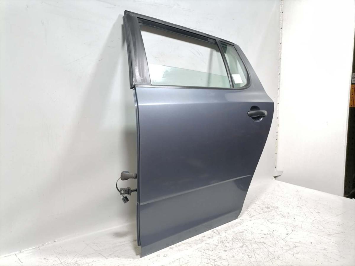 Skoda Fabia 2 Bj.2009 original T&uuml;r hinten links 9153 Anthracite grey Flie&szlig;heck Rohbau